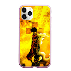 Чехол для iPhone 11 Pro Max матовый Пламенная бригада пожарных, fire force