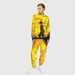Мужской костюм с толстовкой 3D Пламенная бригада пожарных, fire force - фото 2