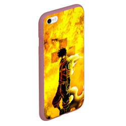 Чехол для iPhone 6/6S матовый Пламенная бригада пожарных, fire force - фото 2