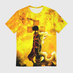 Мужская футболка 3D Пламенная бригада пожарных, fire force