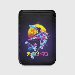 Картхолдер Magsafe магнитный Chainsaw man and moon