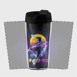 Термокружка-непроливайка Chainsaw man and moon - фото 2