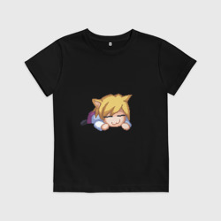 Детская футболка хлопок Неко-Арк пиксель-арт из Судьба/Великий карнавал