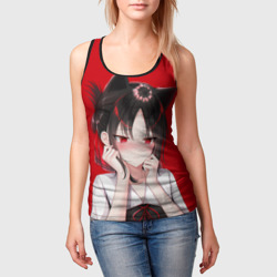 Женская майка 3D Грустная Кагуя - фото 2