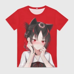 Женская футболка 3D Грустная Кагуя