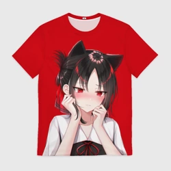 Мужская футболка 3D Грустная Кагуя