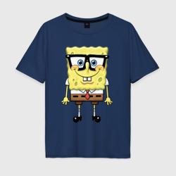 Мужская футболка хлопок Oversize Bob square pants