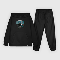 Детский костюм с толстовкой хлопок San Jose Sharks NHL