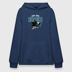 Худи SuperOversize хлопок San Jose Sharks NHL