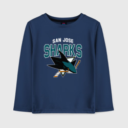 Детский лонгслив хлопок San Jose Sharks NHL