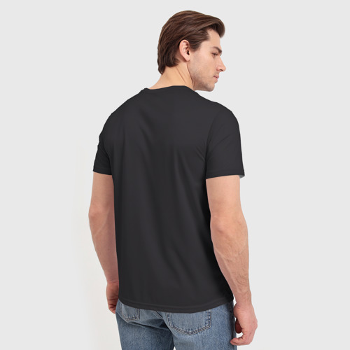 Мужская футболка 3D с принтом Лошадь Благородство, вид сзади #2