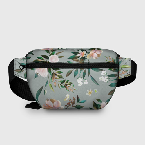 Поясная сумка 3D с принтом Цветы Цветочный Букет, вид сзади #1
