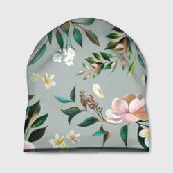 Шапка 3D Цветы Цветочный Букет