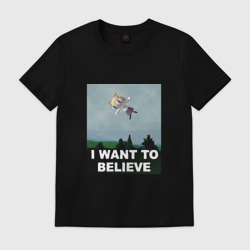 Мужская футболка хлопок Neco Arc want to believe