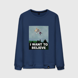 Мужской свитшот хлопок Neco Arc want to believe