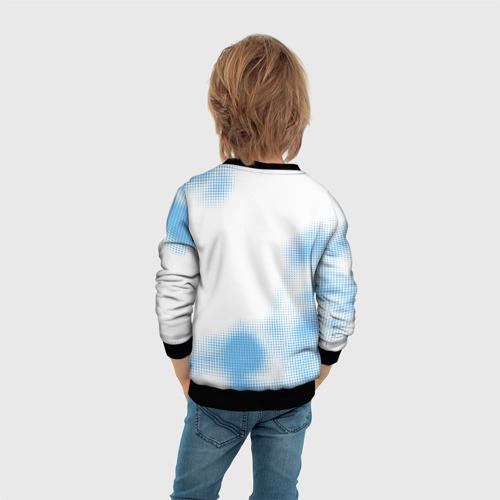 Детский свитшот 3D с принтом Геншин Джинн, вид сзади #2