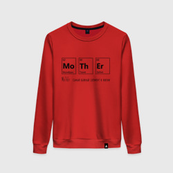 Женский свитшот хлопок MoThEr химические элементы