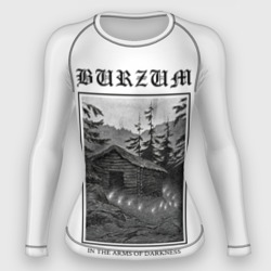 Женский рашгард 3D In the arms of darkness - Burzum