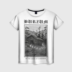 Женская футболка 3D In the arms of darkness - Burzum