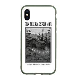 Чехол для iPhone XS Max матовый In the arms of darkness - Burzum