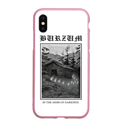 Чехол для iPhone XS Max матовый In the arms of darkness - Burzum