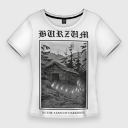 Женская футболка 3D Slim In the arms of darkness - Burzum