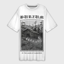 Платье-футболка 3D In the arms of darkness - Burzum