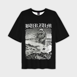 Мужская футболка oversize 3D Burzum - The Sea Monster