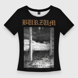 Женская футболка 3D Slim Burzum cockroaches