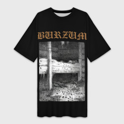 Платье-футболка 3D Burzum cockroaches