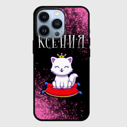 Чехол для iPhone 13 Pro Ксения кошка Арт