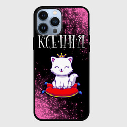 Чехол для iPhone 13 Pro Max Ксения кошка Арт