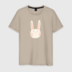 Мужская футболка хлопок Милый пасхальный кролик