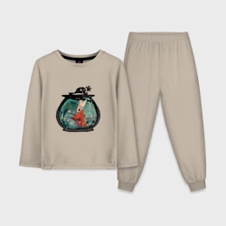 Детская пижама с лонгсливом хлопок Хорнет и ткачи