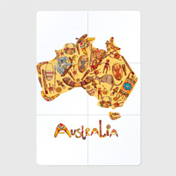 Магнитный плакат 2Х3 Австралия континент