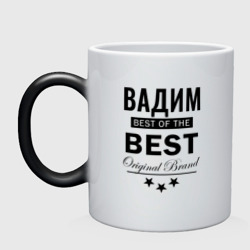 Кружка хамелеон Вадим best of the best