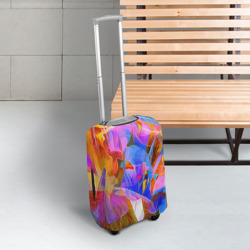 Чехол для чемодана 3D Красочный цветочный паттерн Лето Colorful floral pattern Summer - фото 2