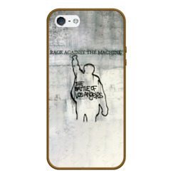 Чехол для iPhone 5/5S матовый Battle of Los Angeles - Rage Against the Machine