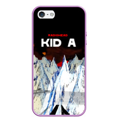 Чехол для iPhone 5/5S матовый Kid A - Radiohead