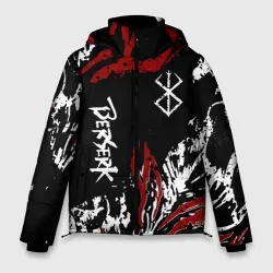 Мужская зимняя куртка 3D Berserk black mask - Берсерк чёрная маска