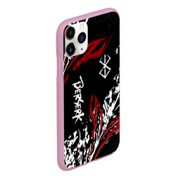 Чехол для iPhone 11 Pro Max матовый Berserk black mask - Берсерк чёрная маска - фото 2