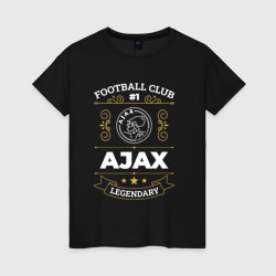 Женская футболка хлопок Ajax: Football Club Number 1