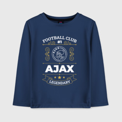 Детский лонгслив хлопок Ajax: Football Club Number 1