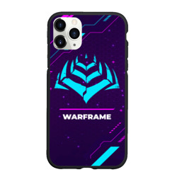 Чехол для iPhone 11 Pro Max матовый Warframe Gaming Neon