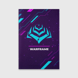 Обложка для паспорта матовая кожа Warframe Gaming Neon