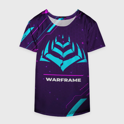 Накидка на куртку 3D Warframe Gaming Neon, цвет 3D печать - фото 4