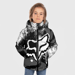 Зимняя куртка для мальчиков 3D FOX racing - мотокросс брызги - фото 2