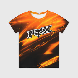 Детская футболка 3D FOX racing - Фокс сияние