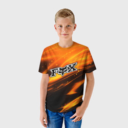 Детская футболка 3D FOX racing - Фокс сияние - фото 2