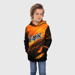 Детская толстовка 3D FOX racing - Фокс сияние - фото 2